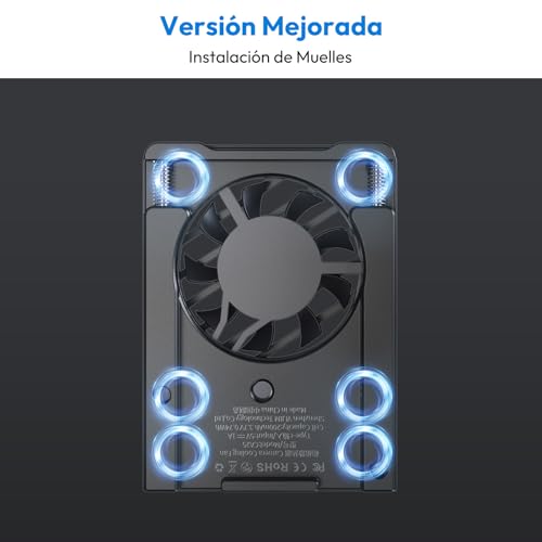 【Versión Actualizada】ULANZI Ventilador de Cámara con Montaje de Resorte, Sistema de Enfriamiento de Cámara Compatible con Sony/Canon/FUJIFILM/Nikon - imagen 2