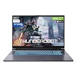 Thunderobot Storm 17 Gaming Laptop, 17.3' FHD 144Hz Display, Core i5-12450H, GeForce RTX 3050, 16GB DDR4 RAM, 512GB SSD, RGB Backlit Keyboard, HDMI, Wi-Fi, Win 11 Home