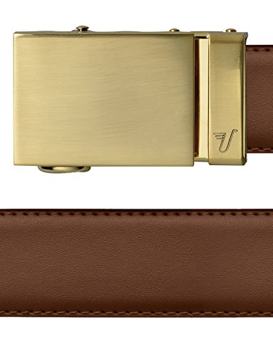 Image of Mission Belt Men's Leather Ratchet Belt, 40mm Metal Collection