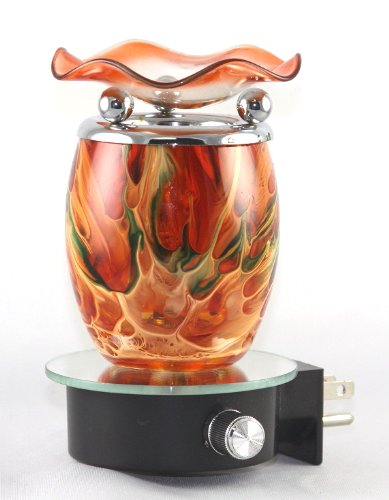 Night Light Aroma Plug in Oil Warmer with Free Fragrance Oil