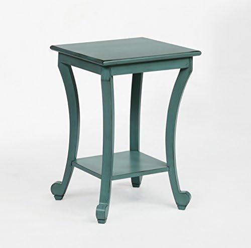 Crown Mark Claire Chairside Table Aqua