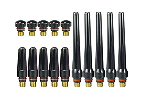 Image of RIVERWELD TIG Back Cap 57Y02 57Y03 57Y04 for TIG 17 18 26 15pcs | Fit QQ300 PTA DB SR WP 17 18 26 TIG Welding Torch