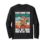 Photo Gallery sloth hiking team funny hiking team maglia a manica Photo Gallery sloth hiking team funny hiking team maglia a manica