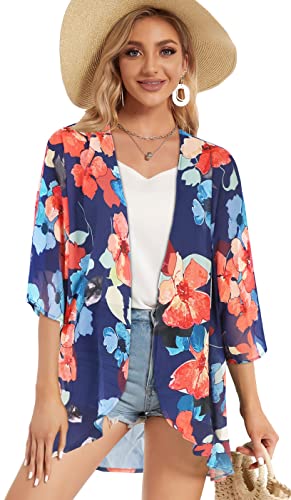 Image of Swimsuit Coverups for Women Sarong Beach Bikini Wrap Sheer Short Skirt Chiffon Scarf for Swimwear