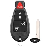 Key Fob Replacement Fits for Jeep Grand Cheroke 2008 2009 2010 2011 2012 2013 Jeep Commander 2008-2010 Car Keyless Entry Remote M3N5WY783X IYZ-C01C 433 Mhz