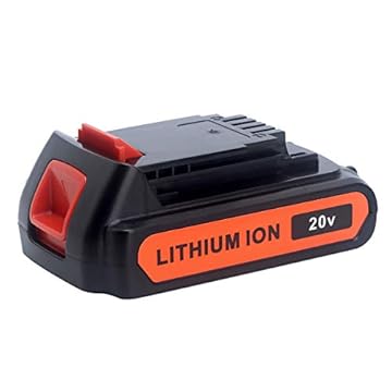 black and decker grass trimmer battery