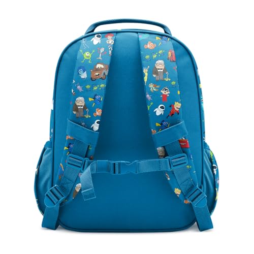 Simple Modern Medium Disney Pixar Toddler Backpack for School Girls and Boys | Kindergarten Elementary Kids Backpack | Fletcher Collection | Kids - 15" tall | Pixar Mashup on Blue - Image 4