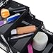 SHANY Chic Makeup Train Case Cosmetic Box Portable Makeup Case Cosmetics Beauty Organizer Jewelry storage with Locks, Multi trays Makeup Storage Box with Makeup Mirror - Peaceful