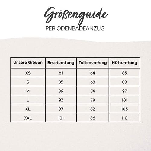 Foto von MYLILY® Perioden Badeanzug Rückenfrei | Perioden Bademode zum Schwimmen | Strandmode Damen | Period Swimwear | für leichte Tage | Zerowaste (XS)