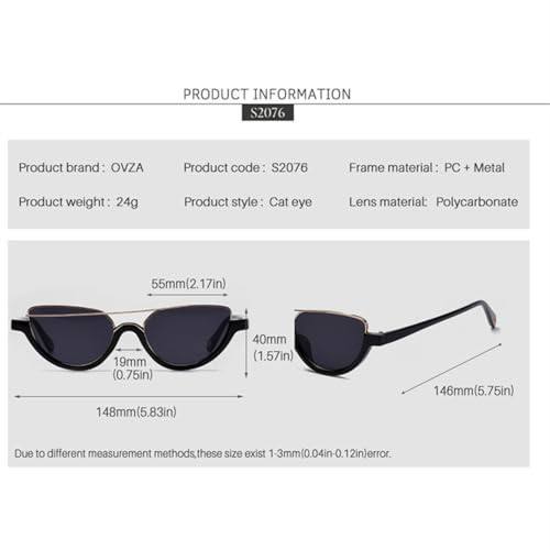 Lunettes de soleil rétro pour femmes légères anti reflets - 2