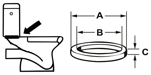Cornat guarnizione per Heads per sciacquone, gomma...