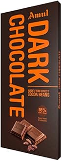 Amul Dark Chocolate: Assorted Pack Of 55%,75% And 90%, 450 Grams