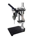 B10 Chuck Banco Taladro Escritorio Mini Soporte de perforación portátil 220 Precisión DIY Máquina de perforación de velocidad variable Precisión