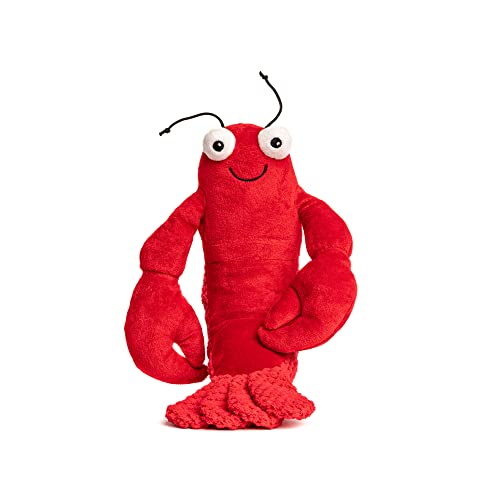 fabdog Floppies Plush Dog Toy - Cute & Durable Squeaky Dog Toys - Best Squeak Toy for Puppies and All Breeds | Ideal Pet Gift| Large Lobster