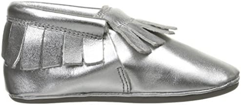 umi Bevin Crib Shoe (Infant/Toddler), Silver, 17 EU(2.5 M US Infant) | Image 5
