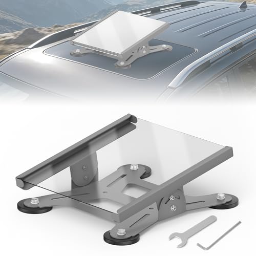 Starlink Mini Magnetic Car Roof Mount 264lbs Heavy Duty Magnet Starlink Mini Vehicle Mount with Cover,2025 New Upgraded 30° Adjustable Angle Magnetic Roof Mounting Kit for Rvs Vans Boat Yacht Trucks