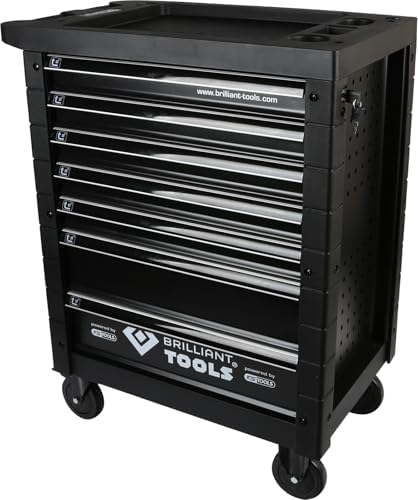 Brilliant Tools BT153473 Werkstattwagen mit 7 Schubladen und 473  