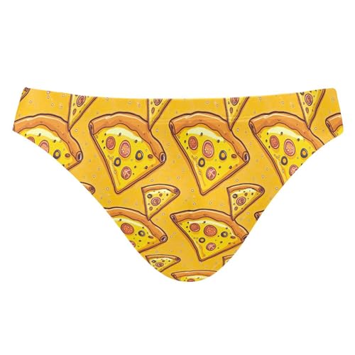 Mens Swim Briefs Pizza Food Swimwear Bikini Swimsuit XL B0403564