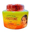 Natural Glow Carrot Cream – 300 ml Large Size – Daily Hydration with Carrot Extract and Vitamin E – Face and Body Care Moisturizer