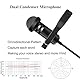 MICMXMO Lavalier Ansteckmikrofon für DJI MIC 2 Wireless Transmitter Sender, für Rode GO II 2 Wireless Pro Mikrofon 3,5 mm TRS Omnidirektionaler Kondensator Lapel Mini Mic für Streaming Podcast, 1.5M
