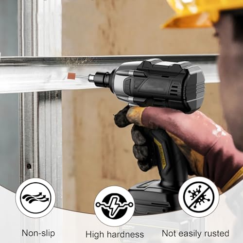 42pcs Korund-Schleifspitzen-Set, Polierköpfe für Stein, Glas und Metall, Schleifaufsätze mit 1/8 Schaft für Rotationswerkzeuge, Zubehör zum Schleifen, Polieren und Entgraten