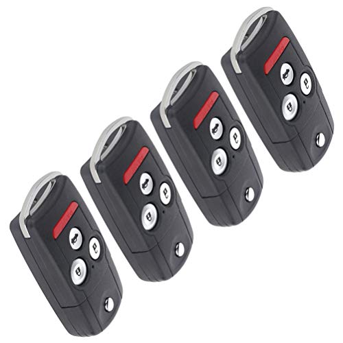 AUTOMUTO 4 Buttons Keyless Key Fob Remote Control Car key Transmitter 4X Replacement