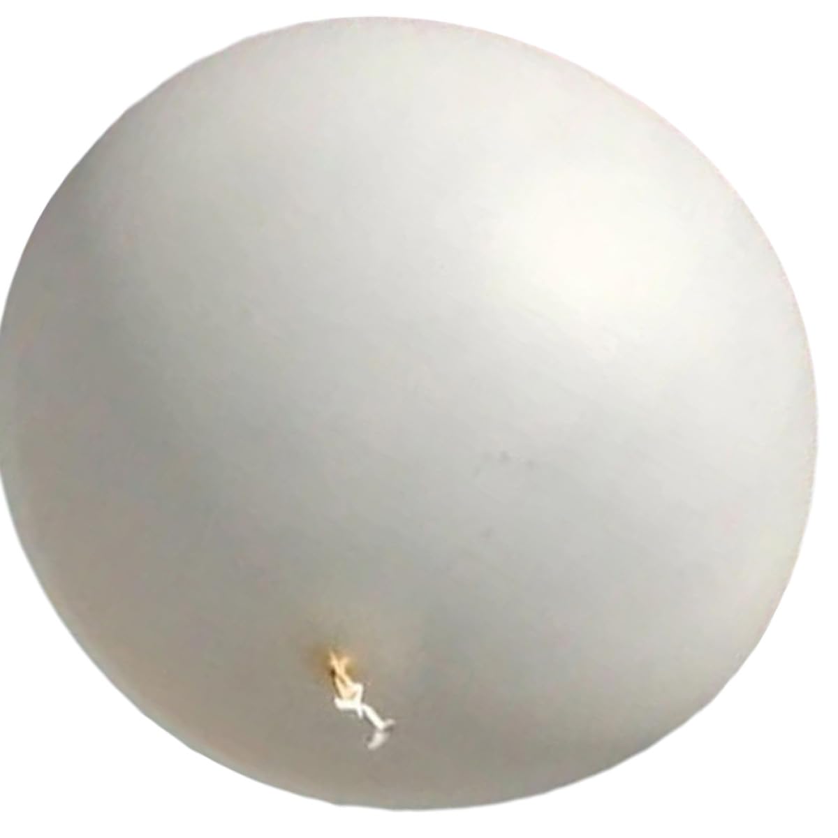 VANZACK Extra Großer Runder Latexballon 120 Zoll Weiß Jumbo Ballon für Wetterbeobachtung Partydekoration Hochzeit Geburtstagsfeier Wetterbeständig