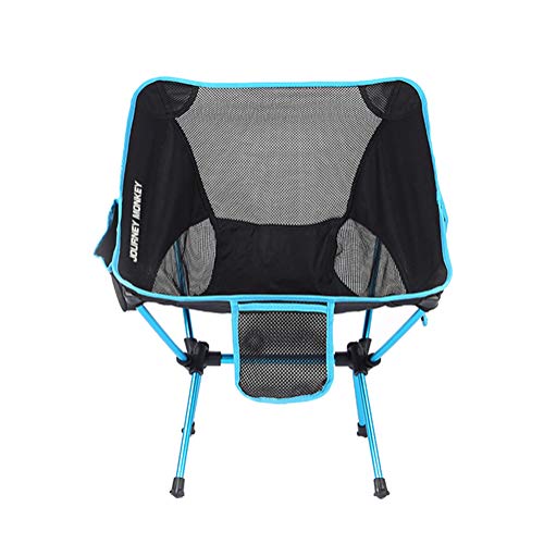 Chaise Voyage Camping Pliante en Aluminium et Maille Portative Extérieure