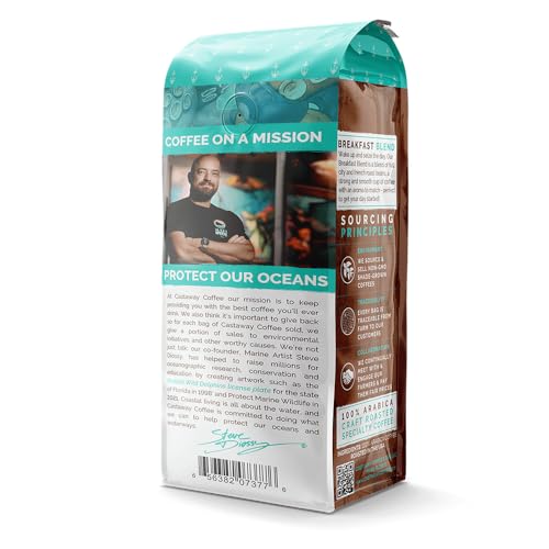 Castaway Coffee Breakfast Blend 12 oz Molido miniatura 2