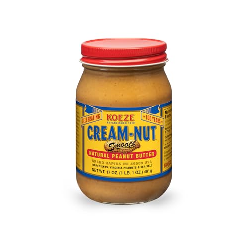 Koeze Cream Nut Natural Smooth Peanut Butter