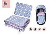 ❤ PFLEGELEICHT - unsere Baby Decken sind handwaschbar und Waschmaschinenfest (Feinwäsche bis 30°C, sanftes Bügeln nur Baumwolle)