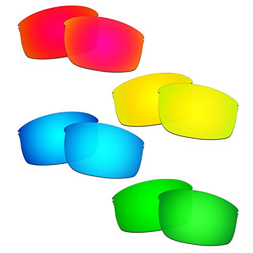 Verres de rechange Oakley Wiretap New rouge et or pour lunettes de soleil