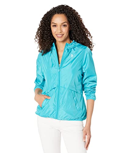 Image of U.S. POLO ASSN. Basic Windbreaker Scuba Blue LG