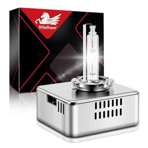 WinPower D5S Xenón Bombilla 35W 6000K HID Auto Lámpara Faro Delantero Blanco Base Metálica X Treme Vision 12 V Kit de Conversión HID, 1 Pieza