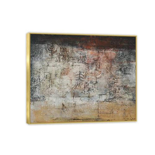 Peinture abstraite sur toile City of Pearl pour sublimer la décoration de votre salon moderne