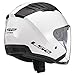 LS2 Helmets Copter Open Face Helmet (Gloss White - Medium)