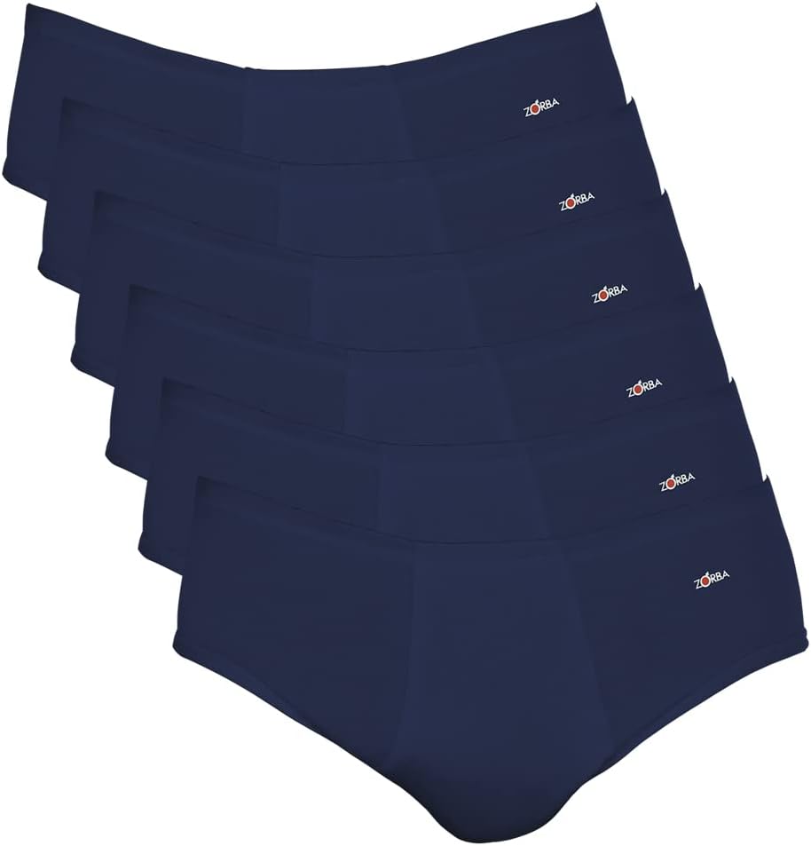 Kit com 06 Cuecas Zorba Slip Linea 185