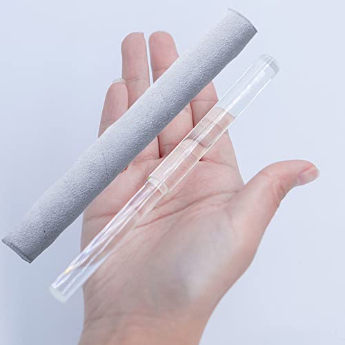 Pirâmide Merkaba Cantante de Cristal, com estojo de transporte para Pirâmide Cantante e dois tipos d