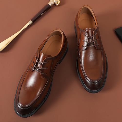 Men's Dress Moc Toe Shoes Wingtip Brogue Oxford Formal Shoes for Men Business Derby3