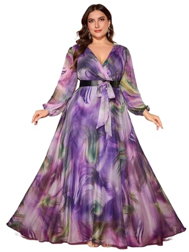Image of TOLEEN Women's Plus Size Sequin Dress Luxurious Style Formal Cocktail Evening Party Maxi Dresses