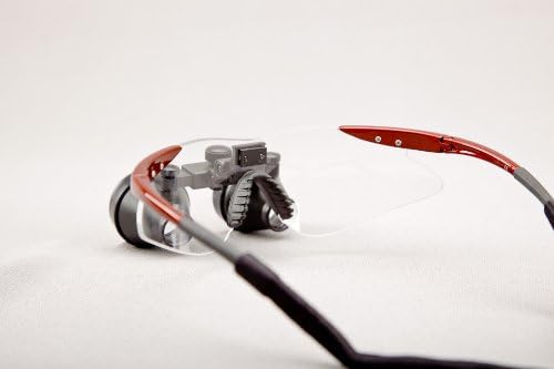 Miniatura 4 de Dental surgicial Loupe Loupes 25x ampliación 197 500mm Distancia de Trabajo Borgoña anteojos