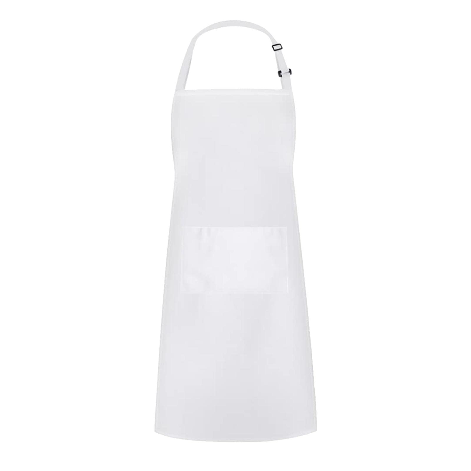 Tablier de cuisine adulte avec poche sangle ajustable polyester anti-tache
