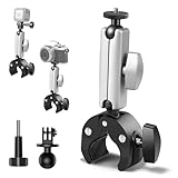 【Robuste et stable】: Fabriqué en alliage d'aluminium à haute résistance, plus robuste et plus durable que les supports en plastique. Avec patins en caoutchouc antidérapants dans la zone de serrage pour éviter les rayures et offrir plus de stabilité et de sécurité.