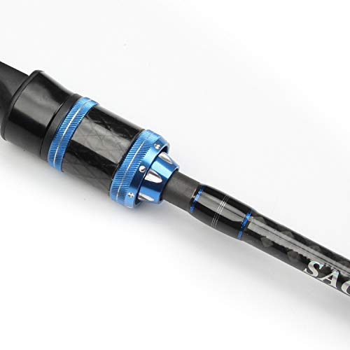 Rosewood Slow Jigging Fishing Rods,2 Pieces Trolling Boat Rods, 1.95M 5/5 Lengths & Actions- Casting, X High Carbon For Saltwater Sea Baitcasting Fishing #TOP6