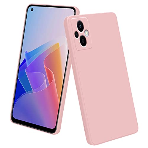 Image of LIRAMARK Silicone Soft Back Cover Case for Oppo F21 Pro 5G & Oppo F21s Pro 5G (Silicone Pink)