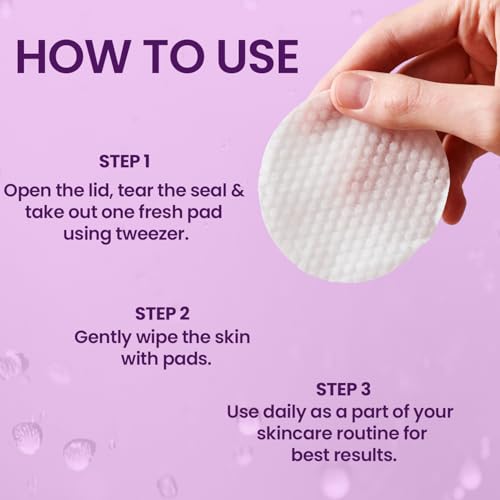 Image of JAQULINE USA 2% Salicylic Skin Clearing Serum Pads | Brightens Skin Tone | Reduces Acne and Blackheads | Unclogs Pores | Suitable for All Skin Types - 40g