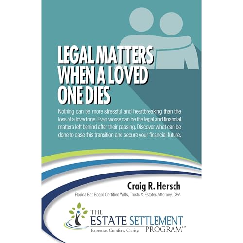 Legal Matters When a Loved One Dies Audiolibro Por Craig Hersch arte de portada
