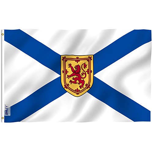 Anley Drapeau Fly Breeze 3 x 5 Pieds de la Nouvelle-Écosse - Couleur vive et résistant à la décoloration UV - Drapeaux de la Province canadienne de la...