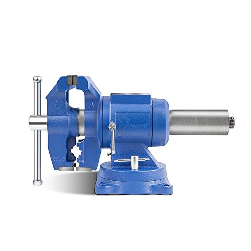 Forward DT08125A 5-Inch Heavy Duty Bench Vise 360-Degree Swivel Base and Head with Anvil (5