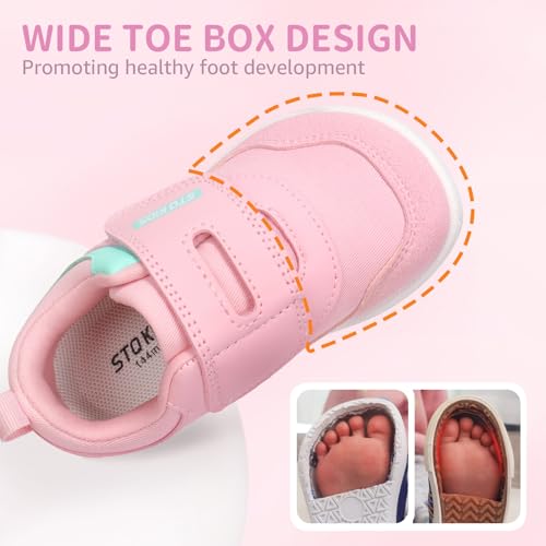 Toddler Wide Toe Box Shoes Barefoot Sneakers Girls Boys Zero Drop First Walking Running Tennis Grounding Shoes3